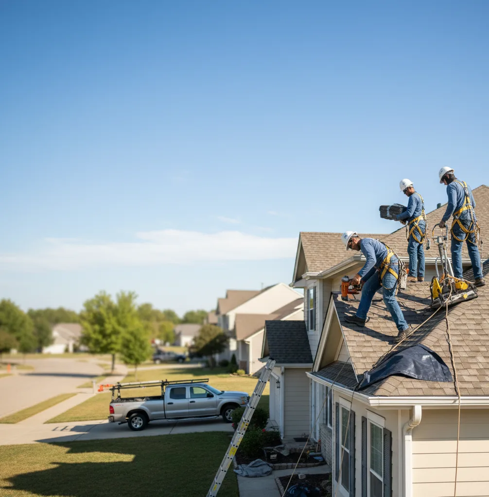 Roof Repair in Mansfield Center